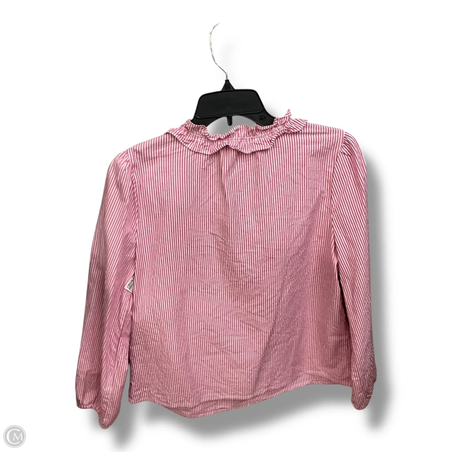 Top Long Sleeve By J. Crew In Striped Pattern, Size: M