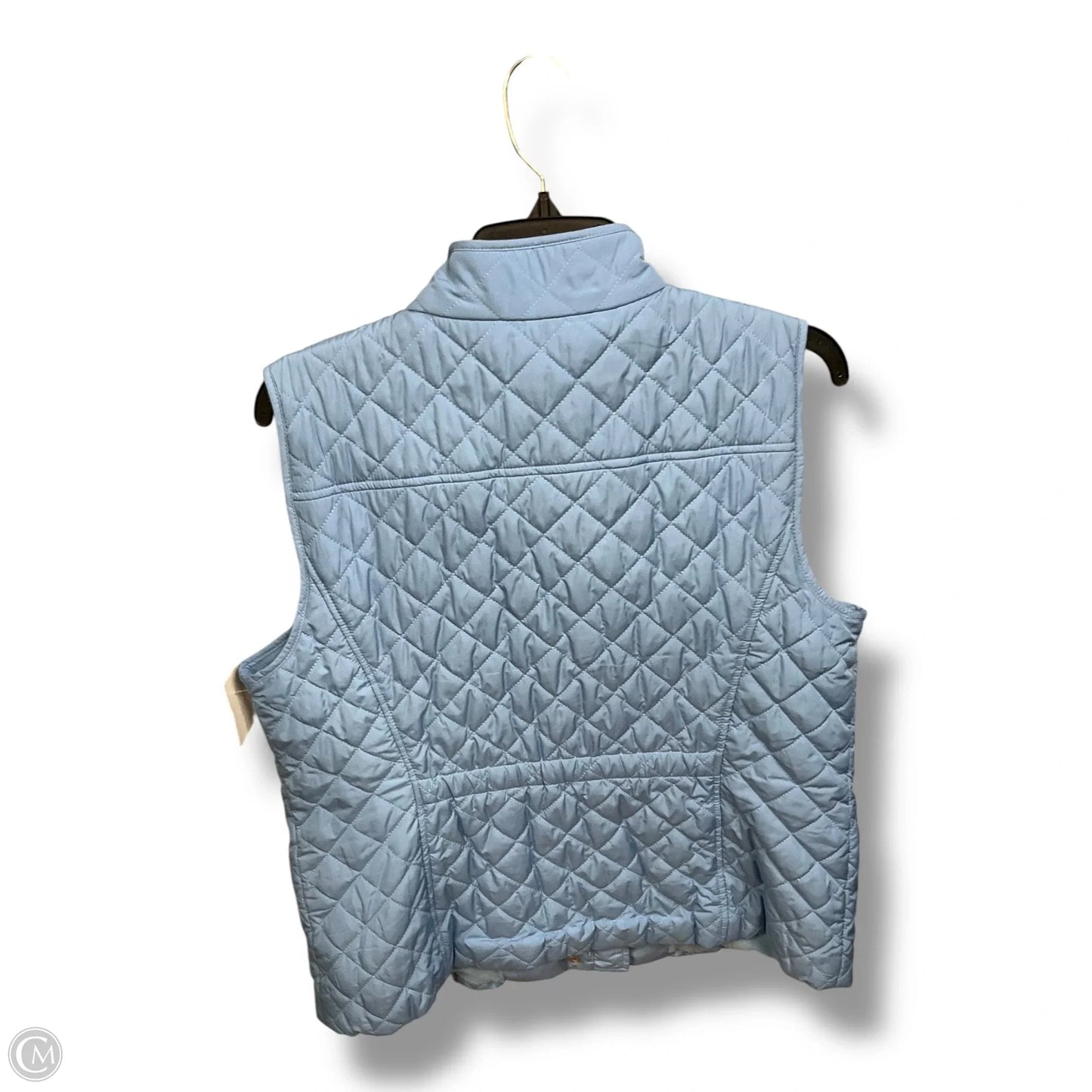Vest Puffer & Quilted By Talbots In Blue, Size: Lp