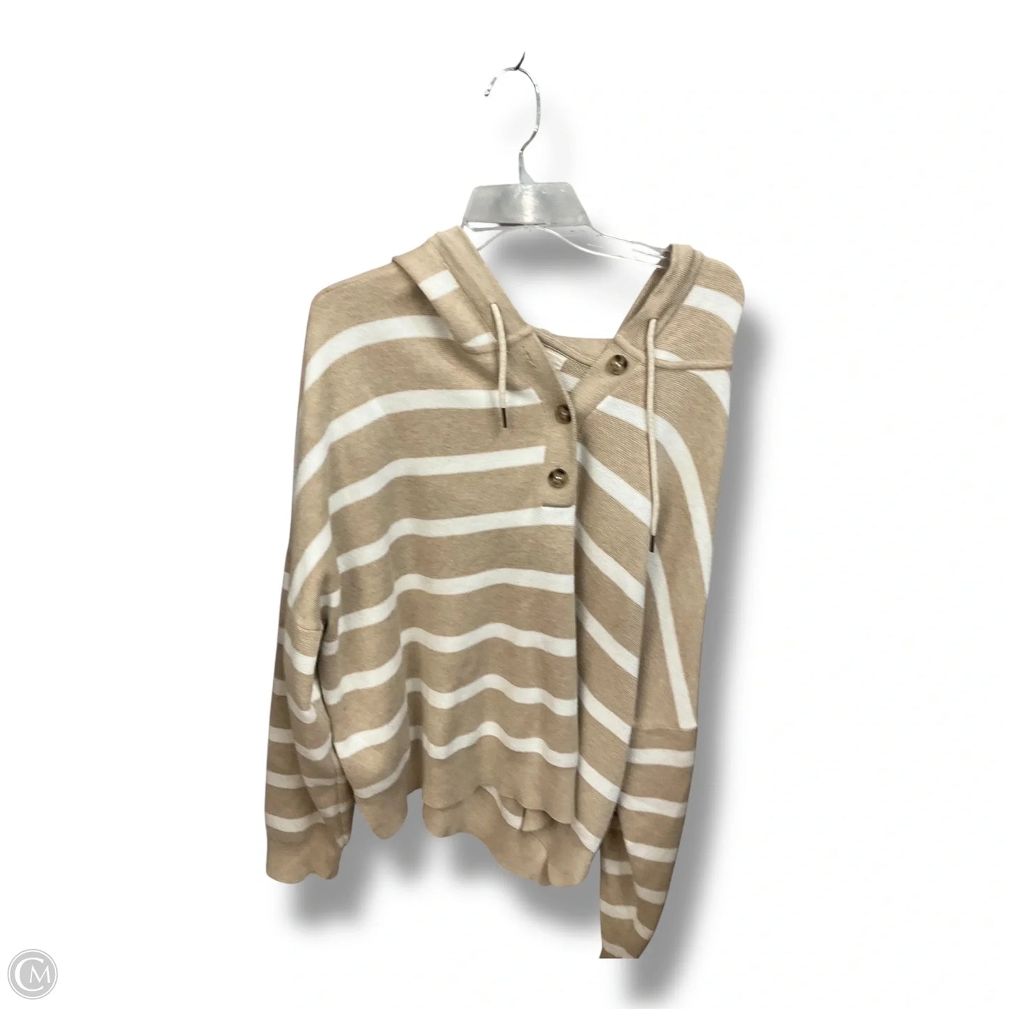 Top Long Sleeve By Thread And Supply In Striped Pattern, Size: 2x