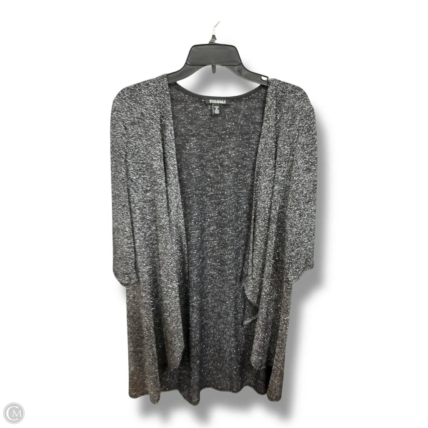 Cardigan By Roz And Ali In Black, Size: 1x