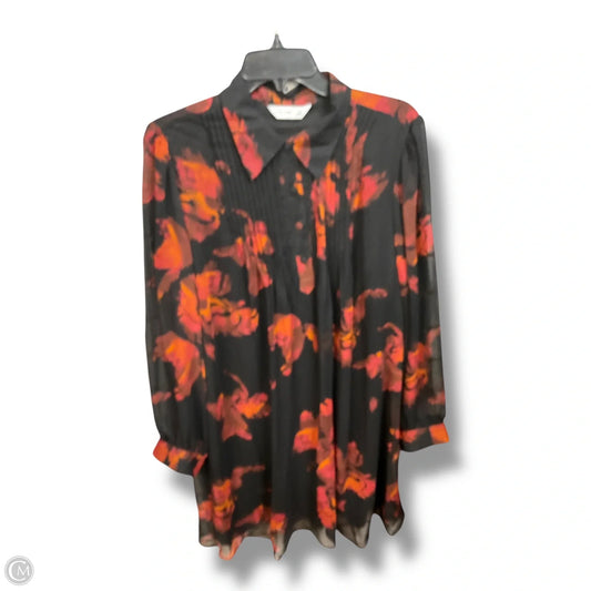 Dress Casual Midi By Nine West In Black, Size: Xxl