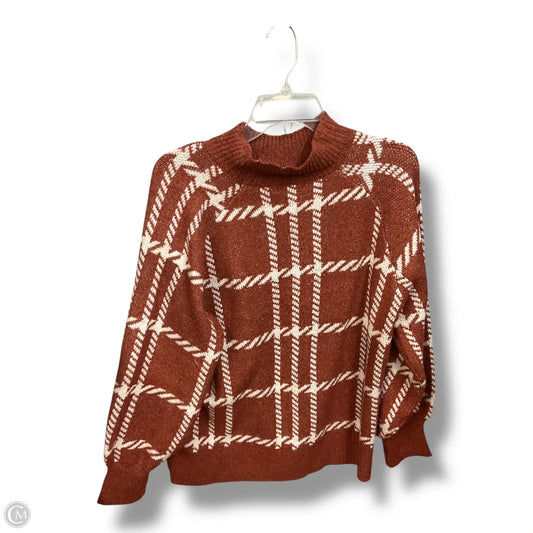 Sweater By Maurices In Coral, Size: L