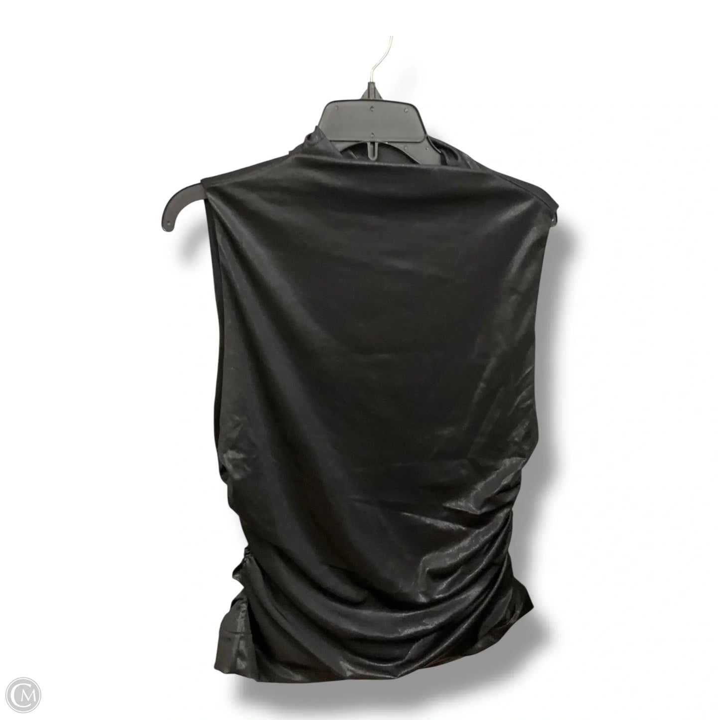 Top Sleeveless By Chicos In Black, Size: L