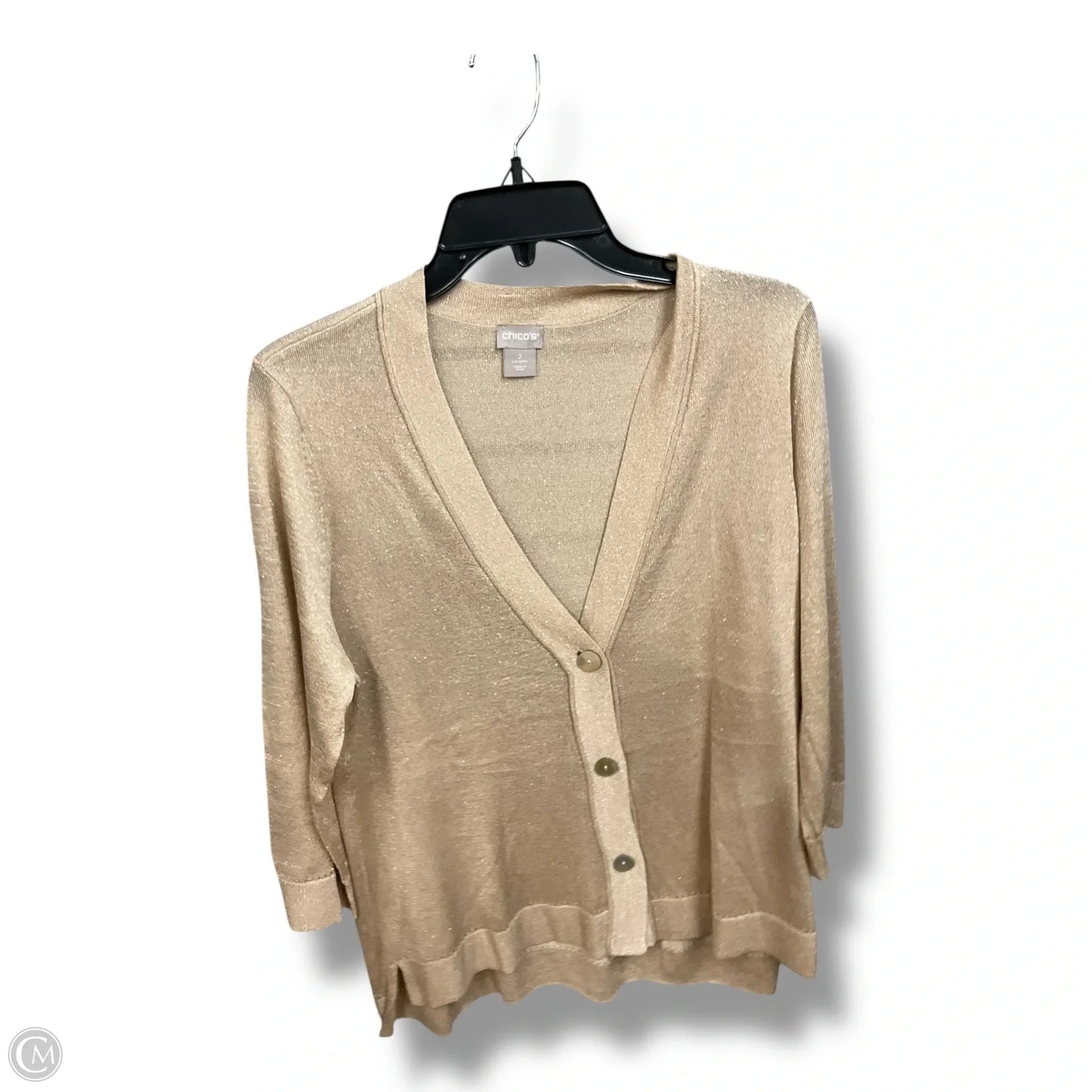 Cardigan By Chicos In Tan, Size: L