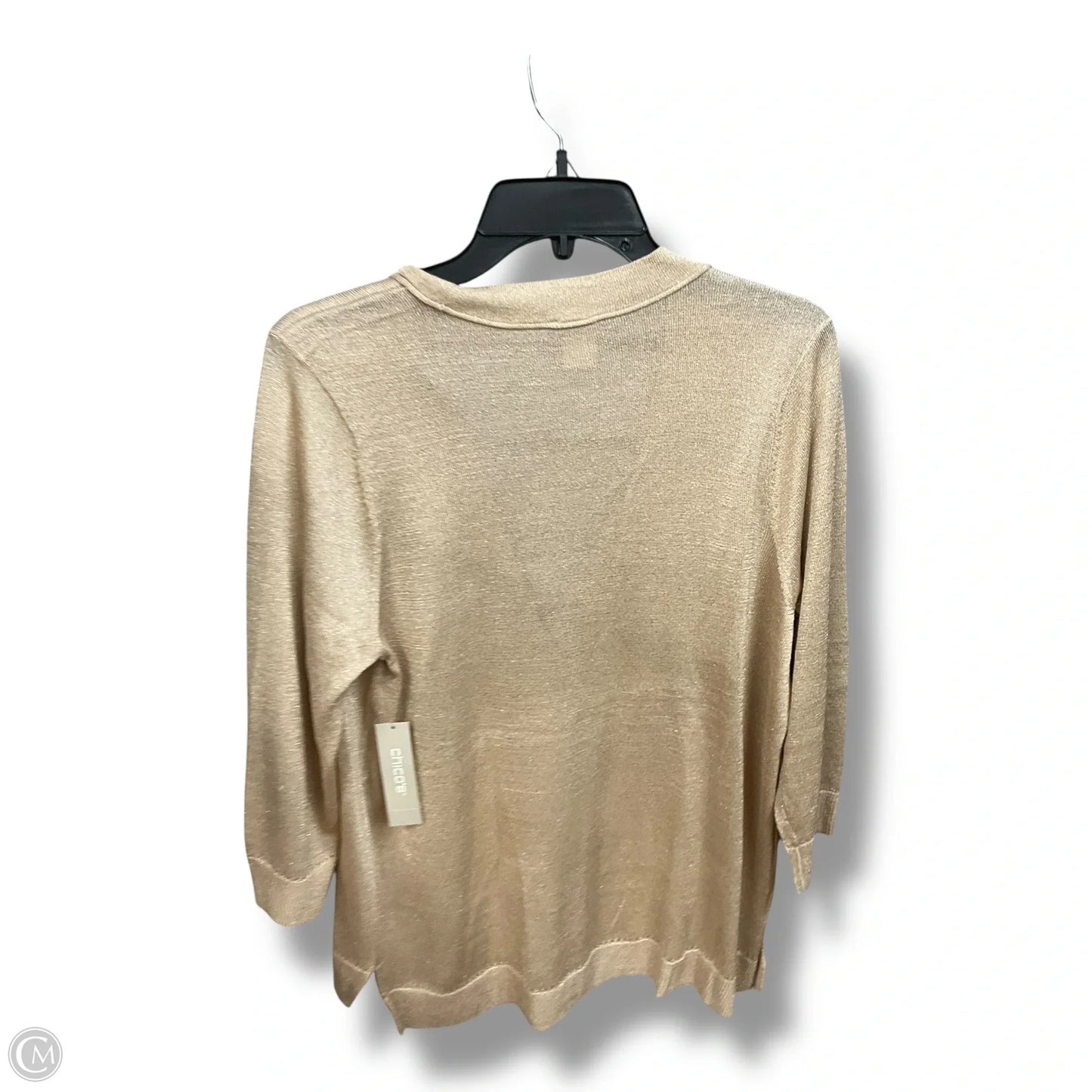 Cardigan By Chicos In Tan, Size: L
