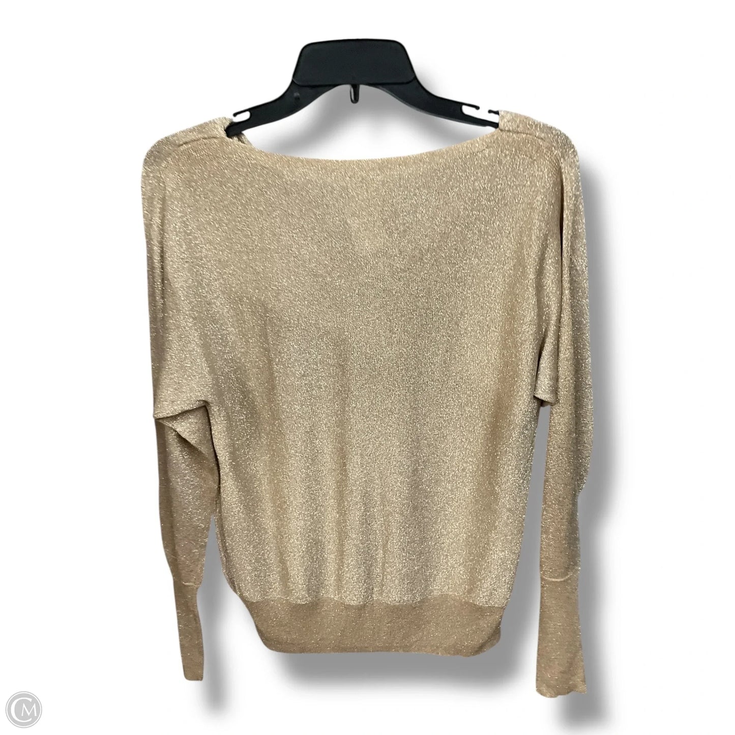 Top Long Sleeve By Chicos In Gold, Size: L