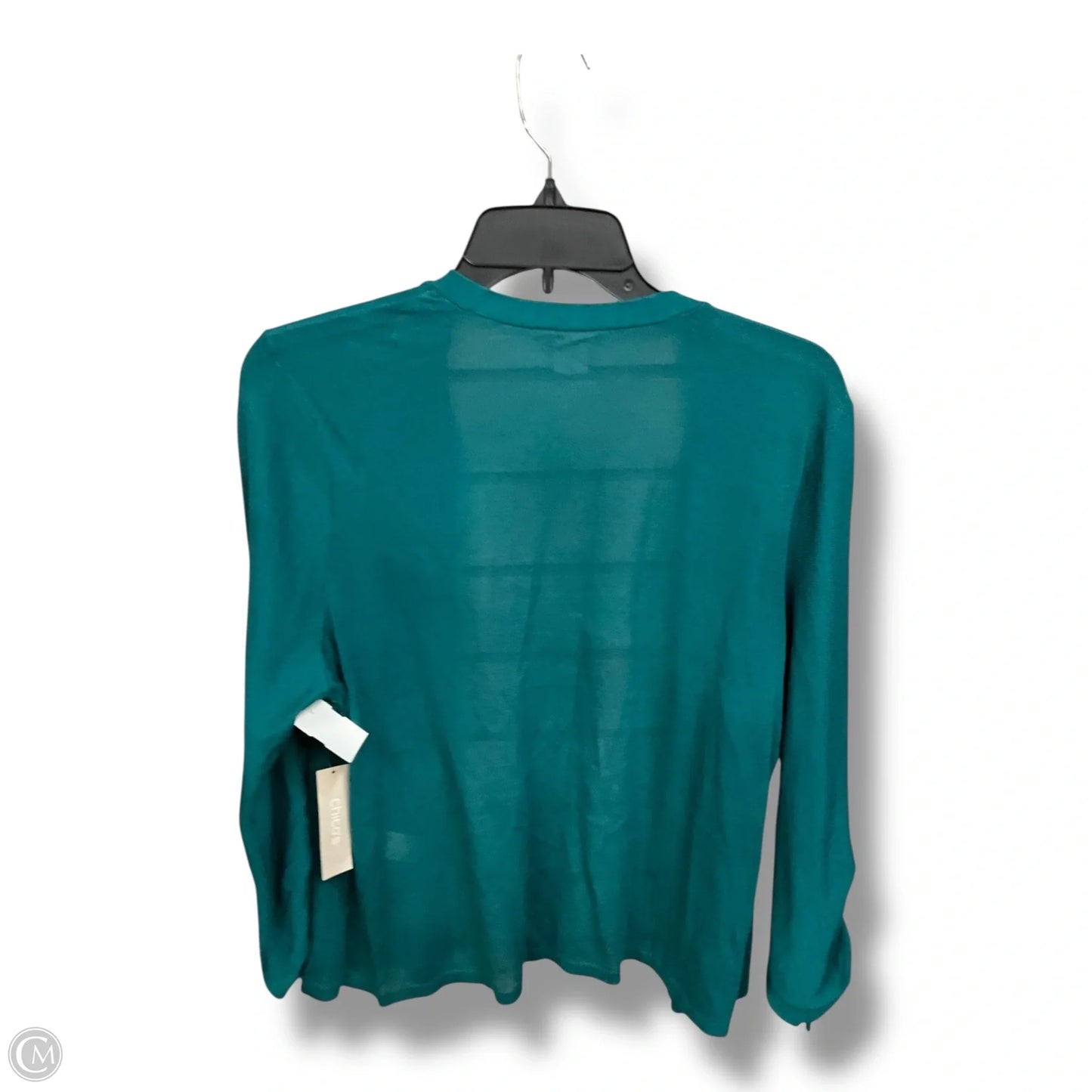 Cardigan By Chicos In Green, Size: L
