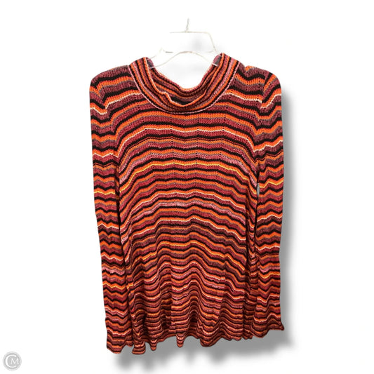 Tunic Long Sleeve By Free People In Multi-colored, Size: L