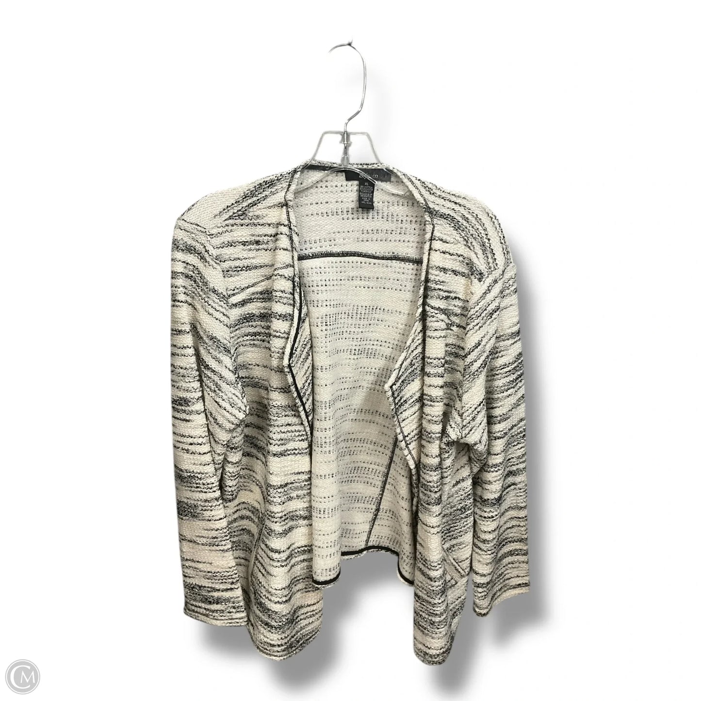 Cardigan By Style And Company In Black & White, Size: Xl
