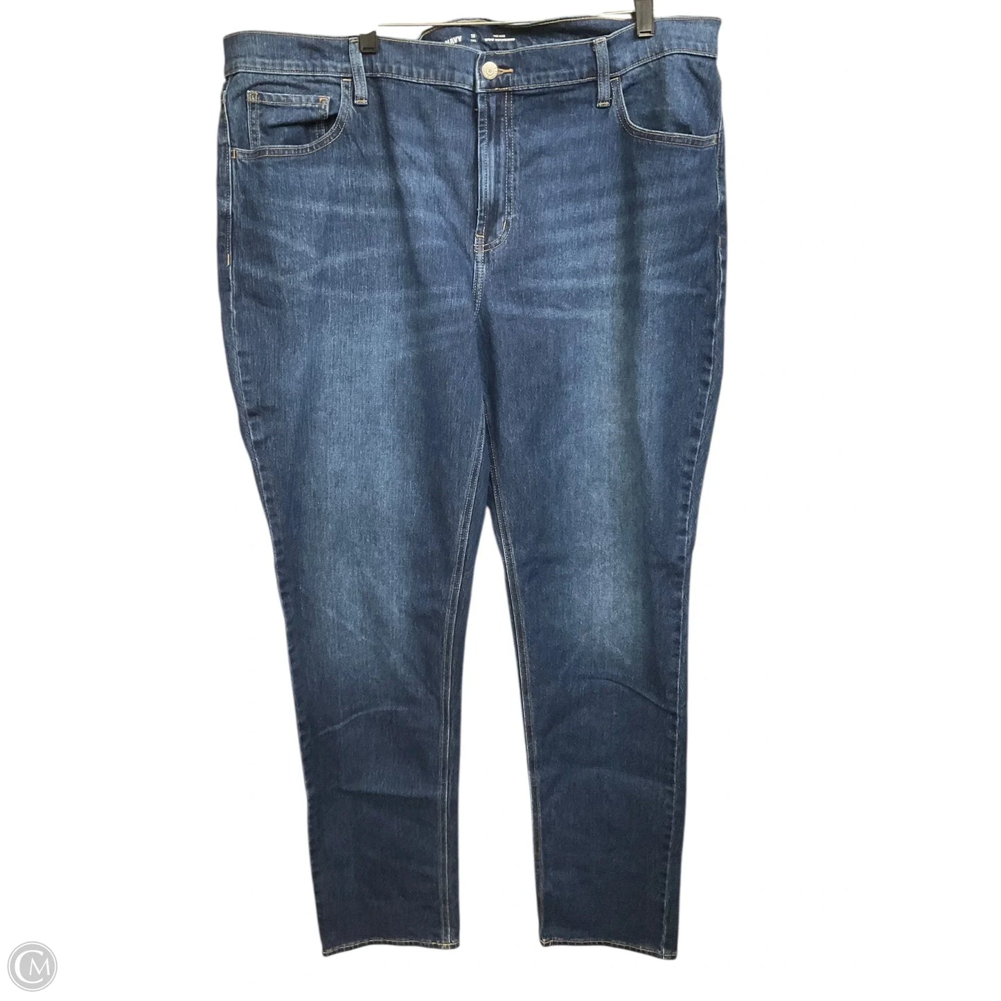 Jeans Boyfriend By Old Navy In Blue Denim, Size: 18