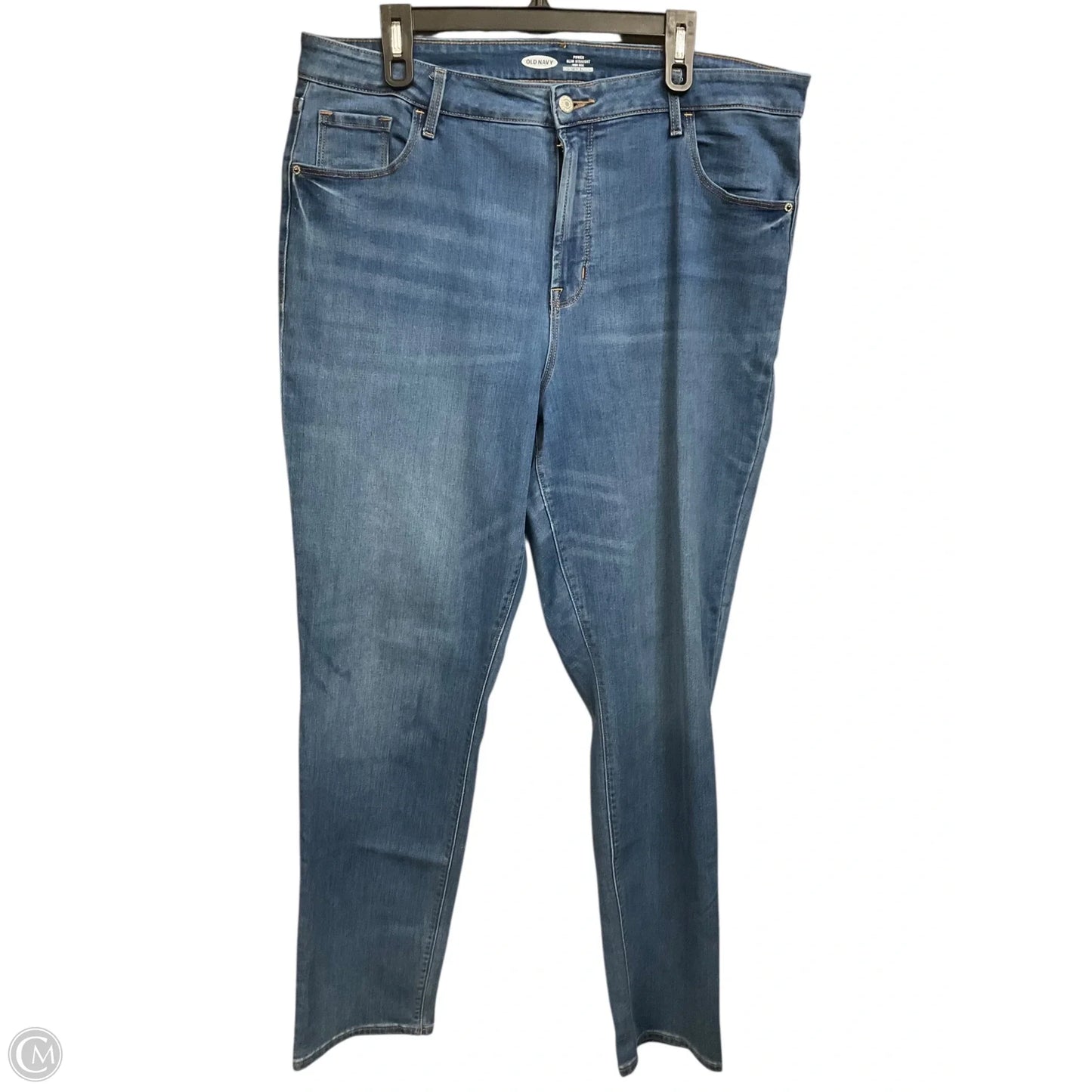 Jeans Straight By Old Navy In Blue Denim, Size: 18