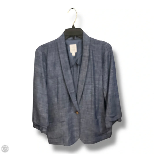 Blazer By Lc Lauren Conrad In Blue, Size: L