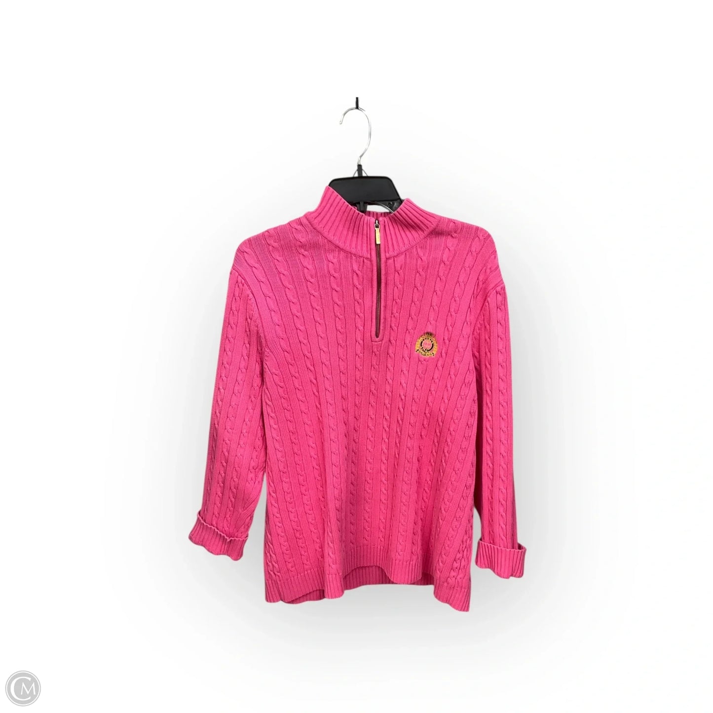 Top 3/4 Sleeve By Ralph Lauren In Pink, Size: 2x