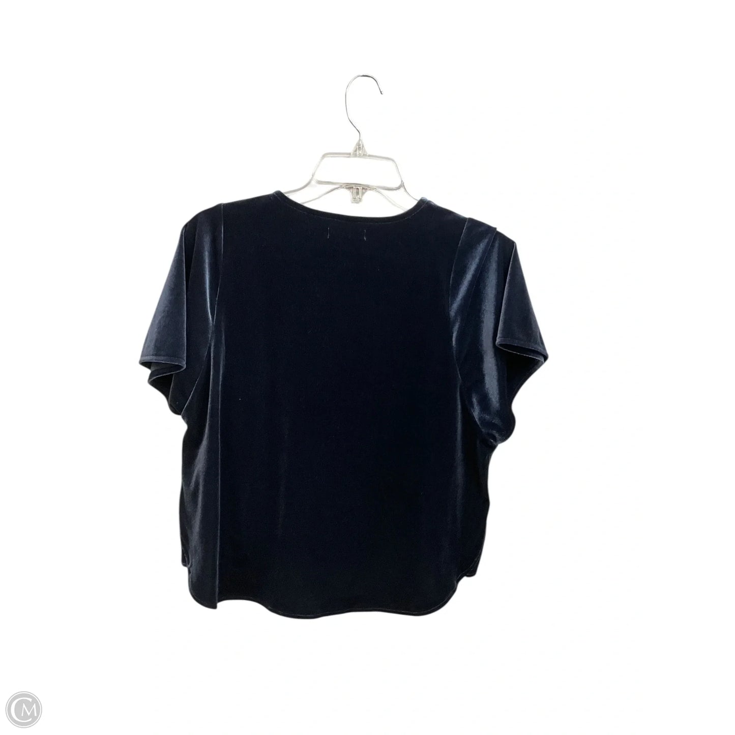 Top Short Sleeve By Madewell In Blue, Size: S