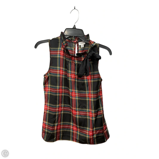 Top Sleeveless By J. Crew In Multi-colored, Size: Sp