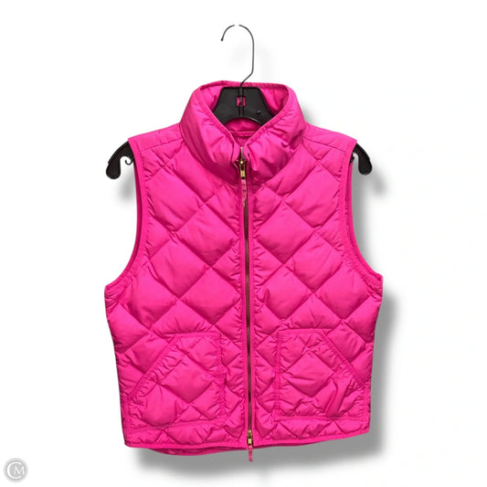 Vest Puffer & Quilted By J. Crew In Pink, Size: M