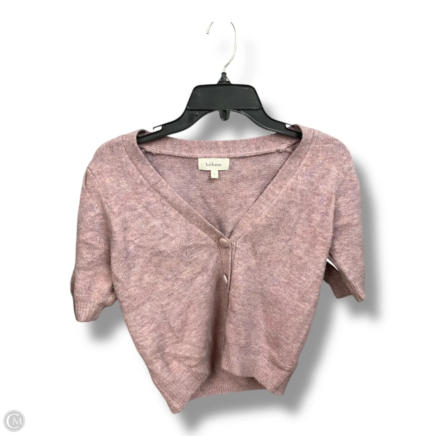 Top Short Sleeve By Bohme In Purple, Size: S