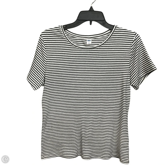 Top Short Sleeve By Old Navy In Striped Pattern, Size: Xl