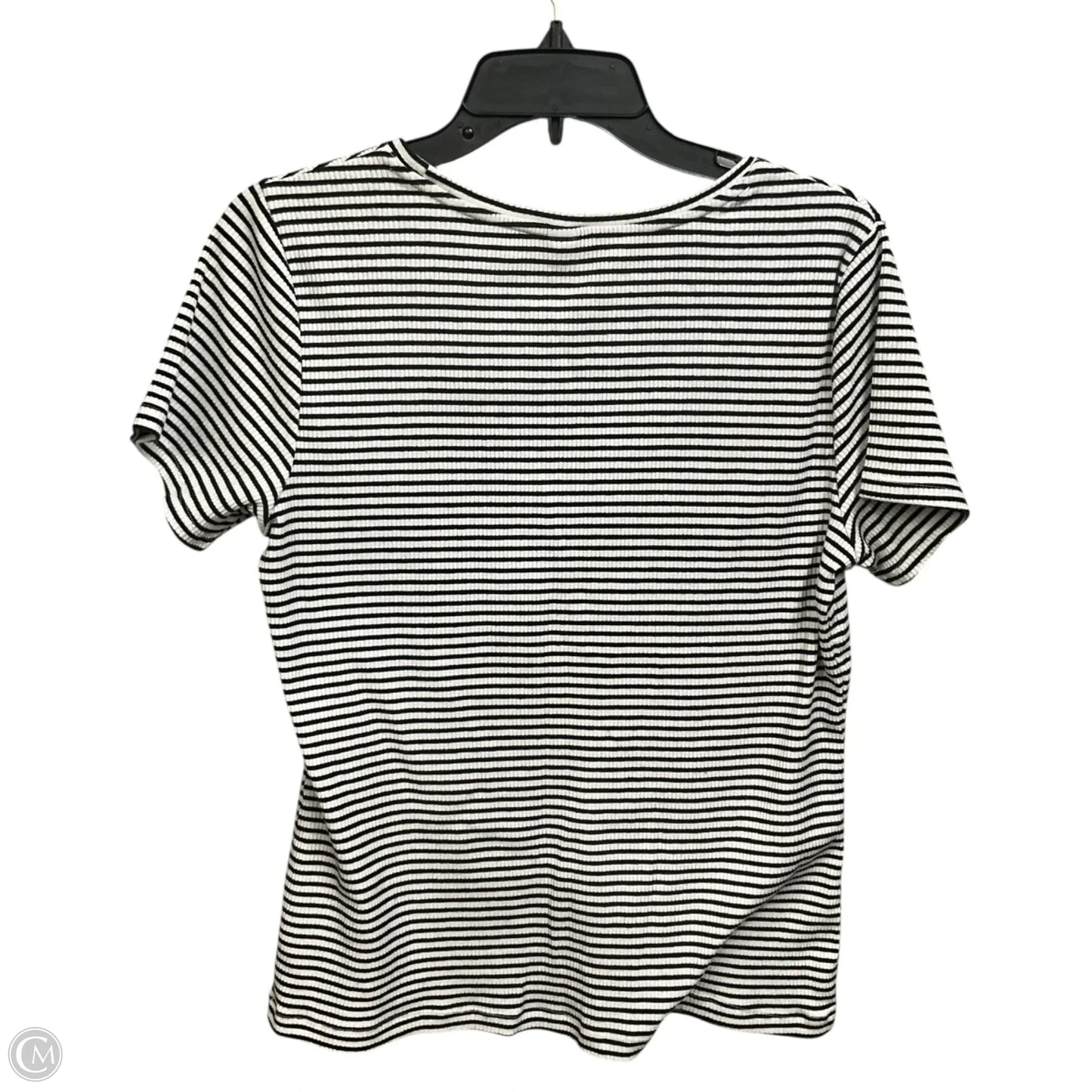 Top Short Sleeve By Old Navy In Striped Pattern, Size: Xl