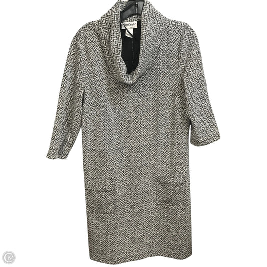 Dress Casual Midi By Northstyle In Black & White, Size: L