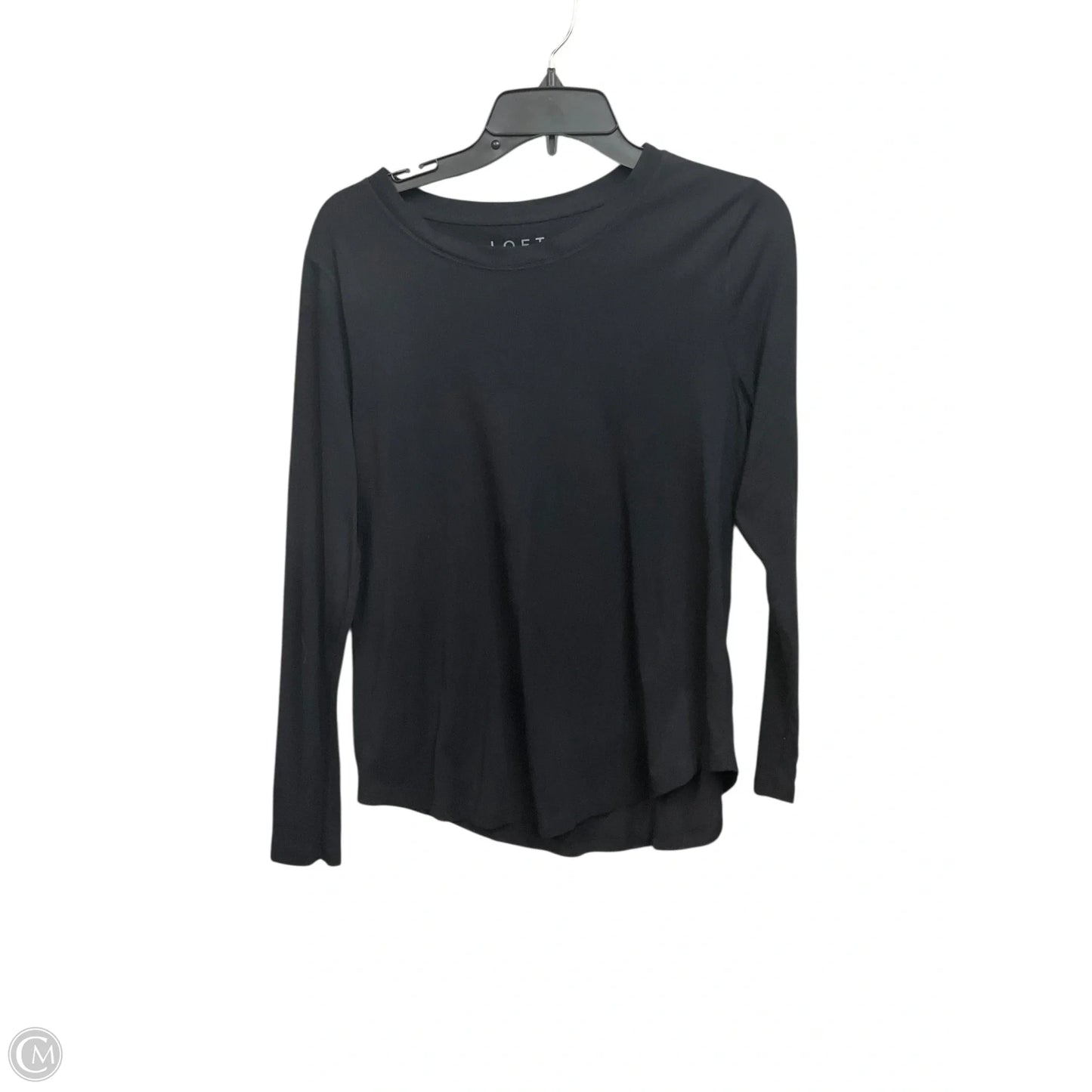 Top Long Sleeve By Loft In Black, Size: M