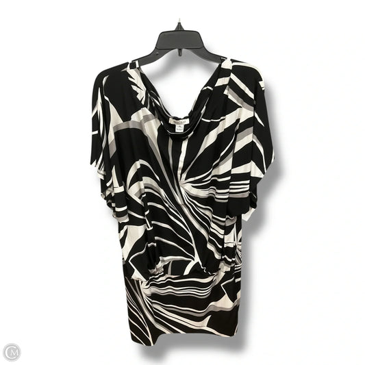 Dress Casual Midi By White House Black Market In Black & White, Size: Xl