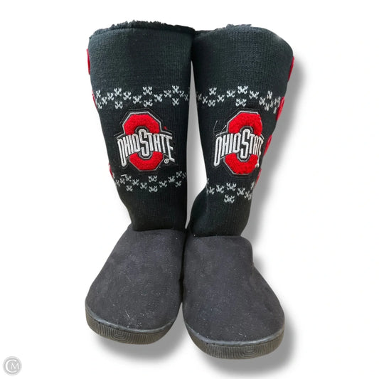 Boots Mid-calf Flats By Clothes Mentor In Black, Size: 7