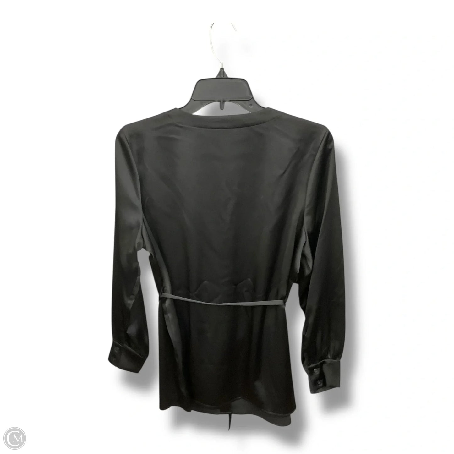 Blouse Long Sleeve By Alfani In Black, Size: Lp