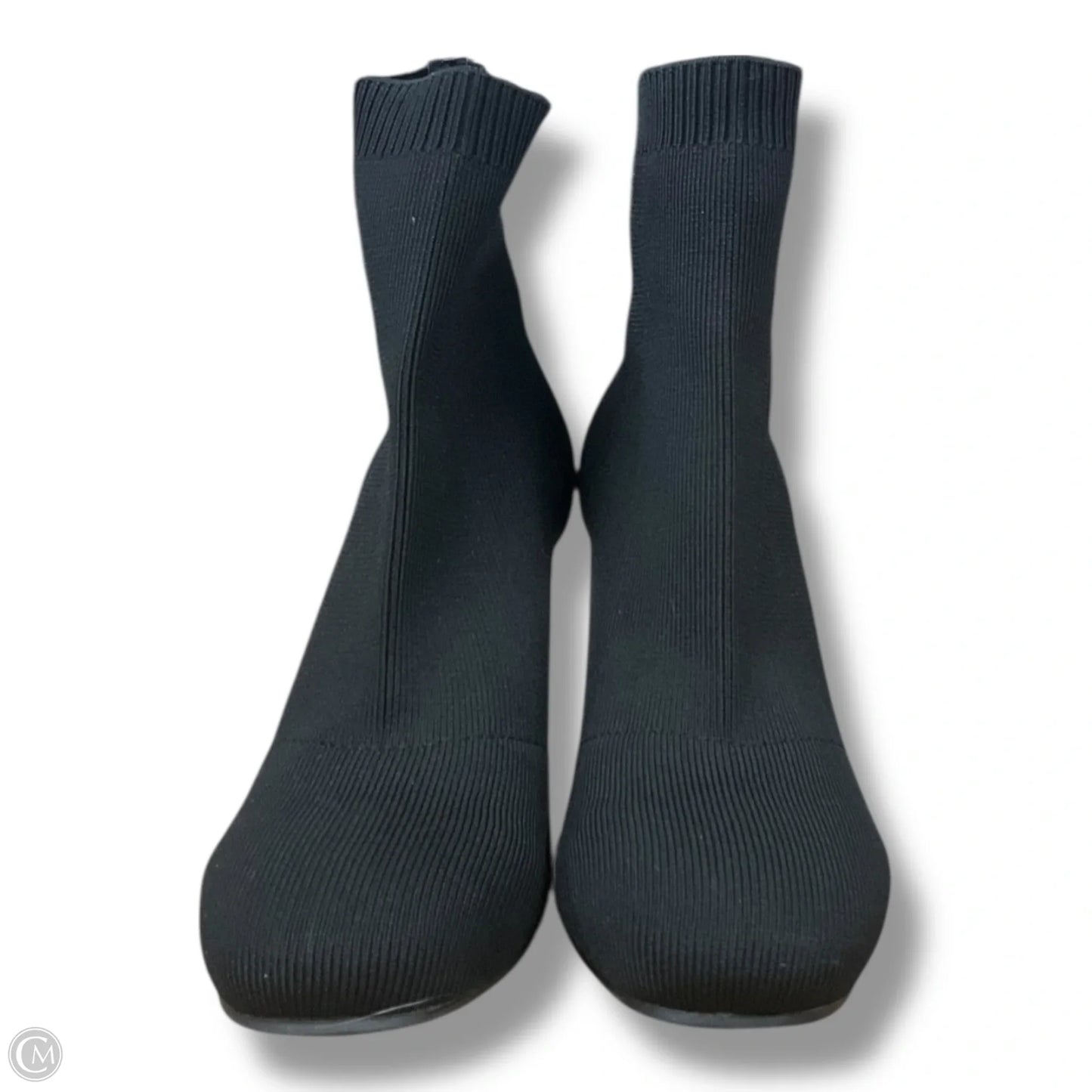 Boots Ankle Heels By Mia In Black, Size: 7