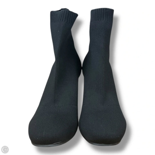 Boots Ankle Heels By Mia In Black, Size: 7