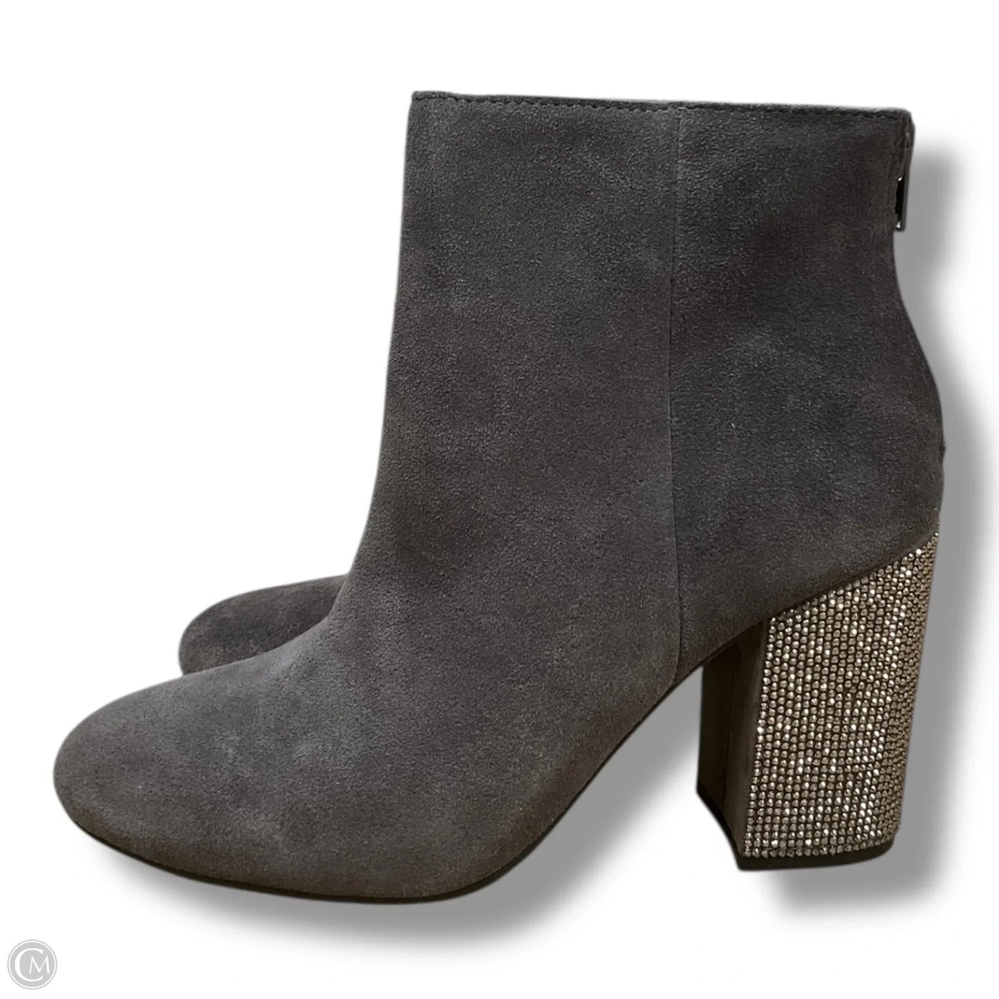 Boots Ankle Heels By Kenneth Cole Reaction In Grey, Size: 7
