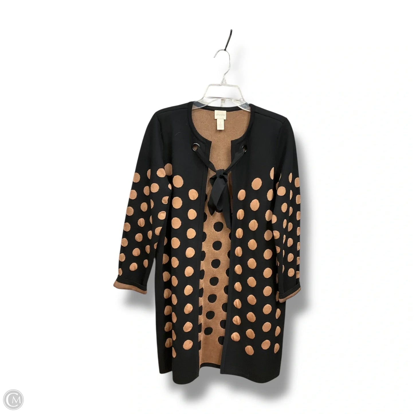 Jacket Other By Chicos In Polkadot Pattern, Size: L