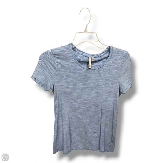 Top Short Sleeve By Banana Republic In Blue, Size: Xs
