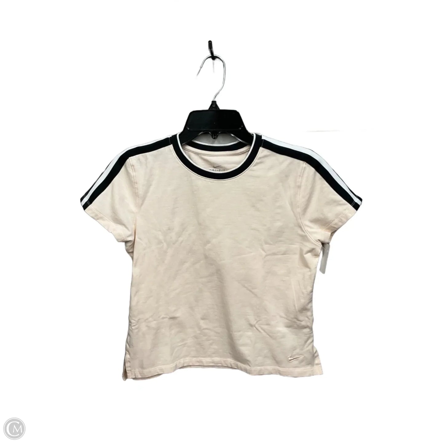 Athletic Top Short Sleeve By Nike Apparel In Pink, Size: S