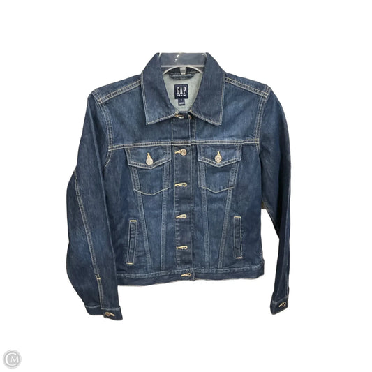 Jacket Denim By Gap In Blue Denim, Size: S