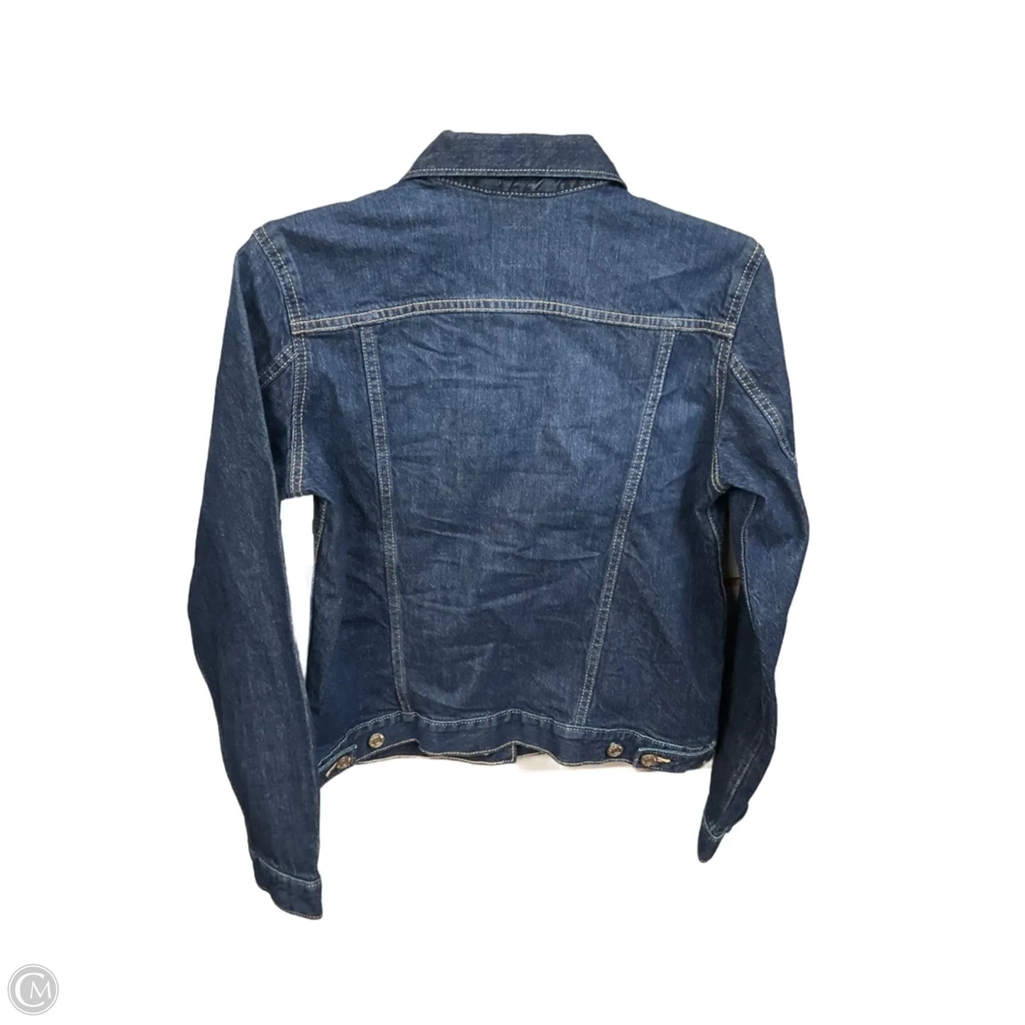 Jacket Denim By Gap In Blue Denim, Size: S