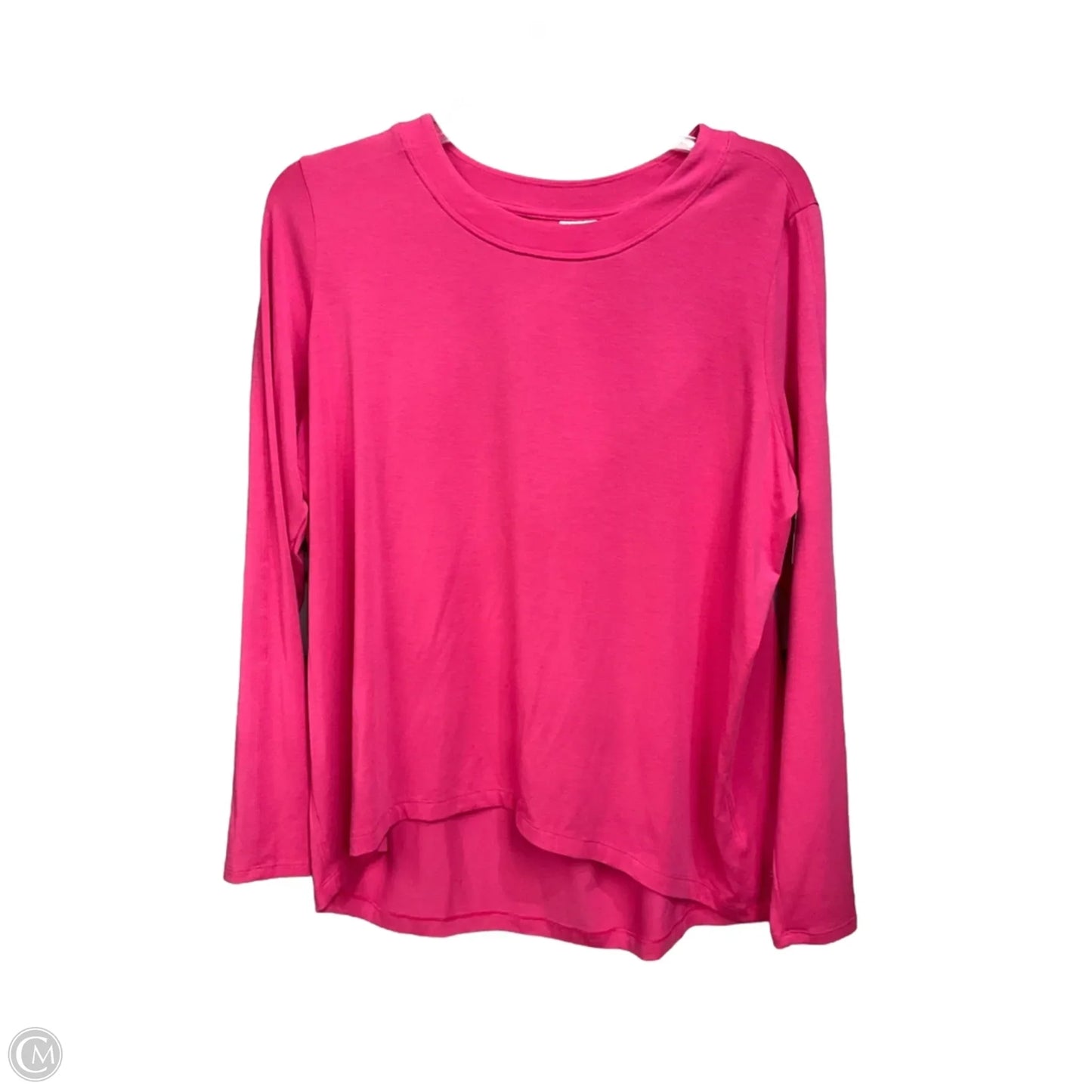 Athletic Top Long Sleeve Collar By Athleta In Pink, Size: S