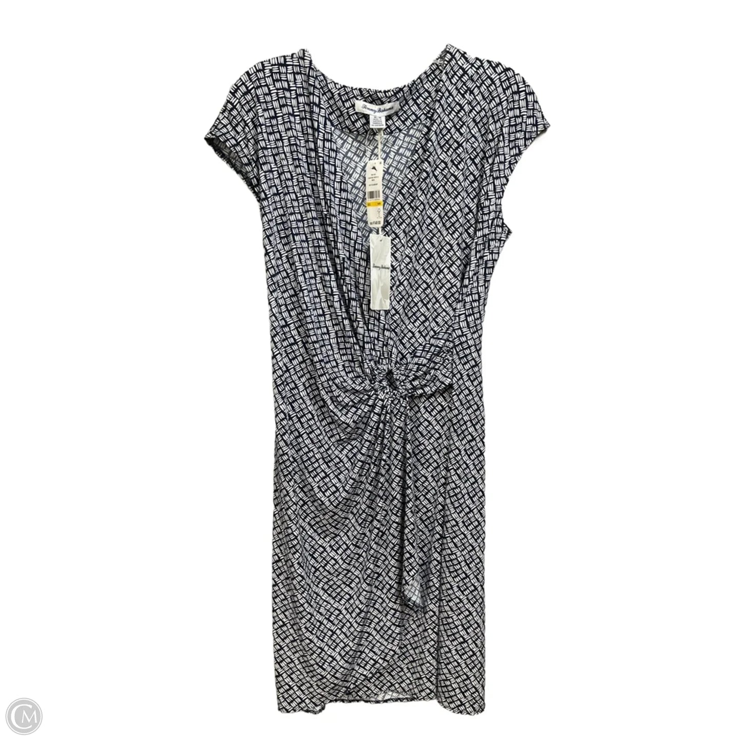 Dress Casual Midi By Tommy Bahama In Blue & White, Size: M