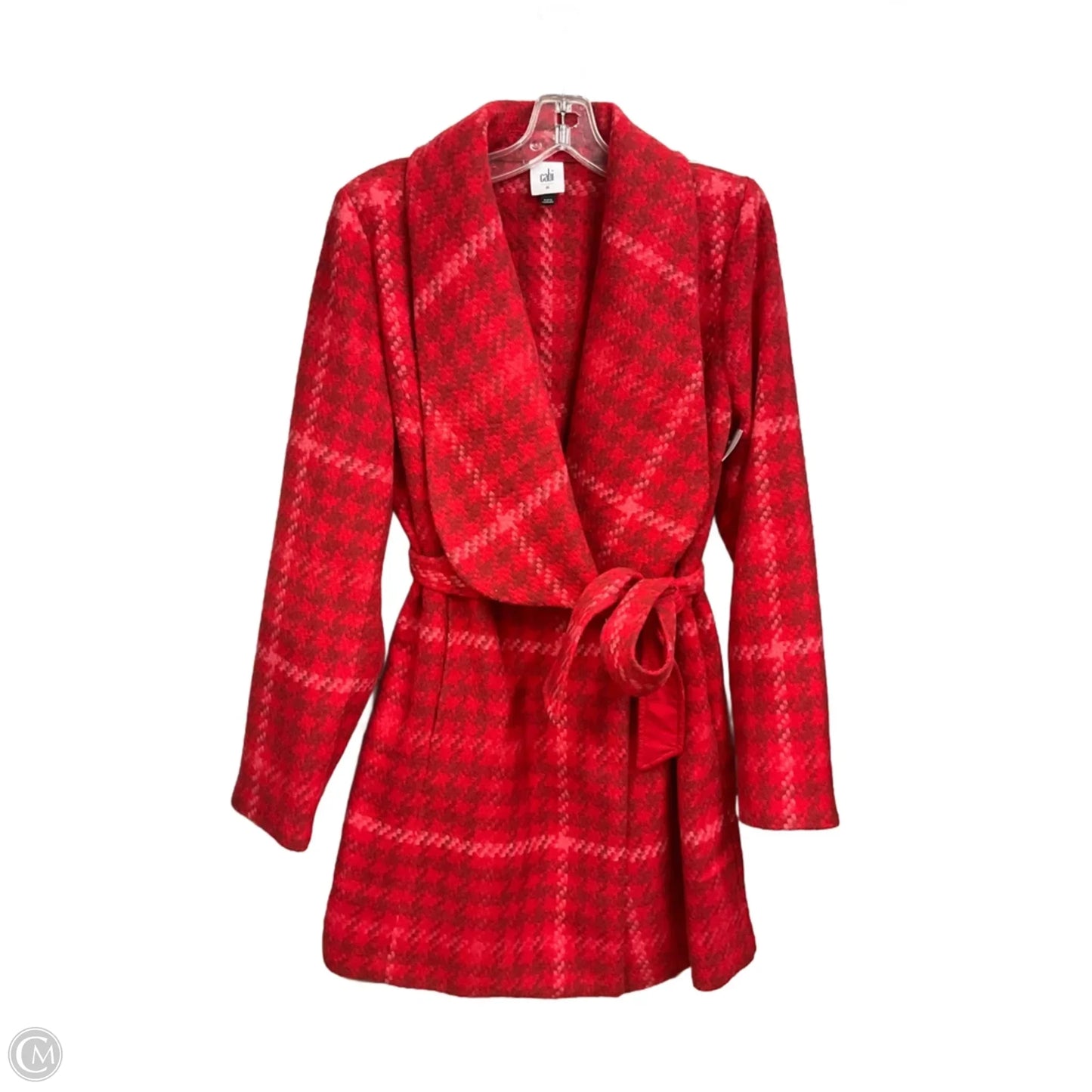 Coat Peacoat By Cabi In Red, Size: M