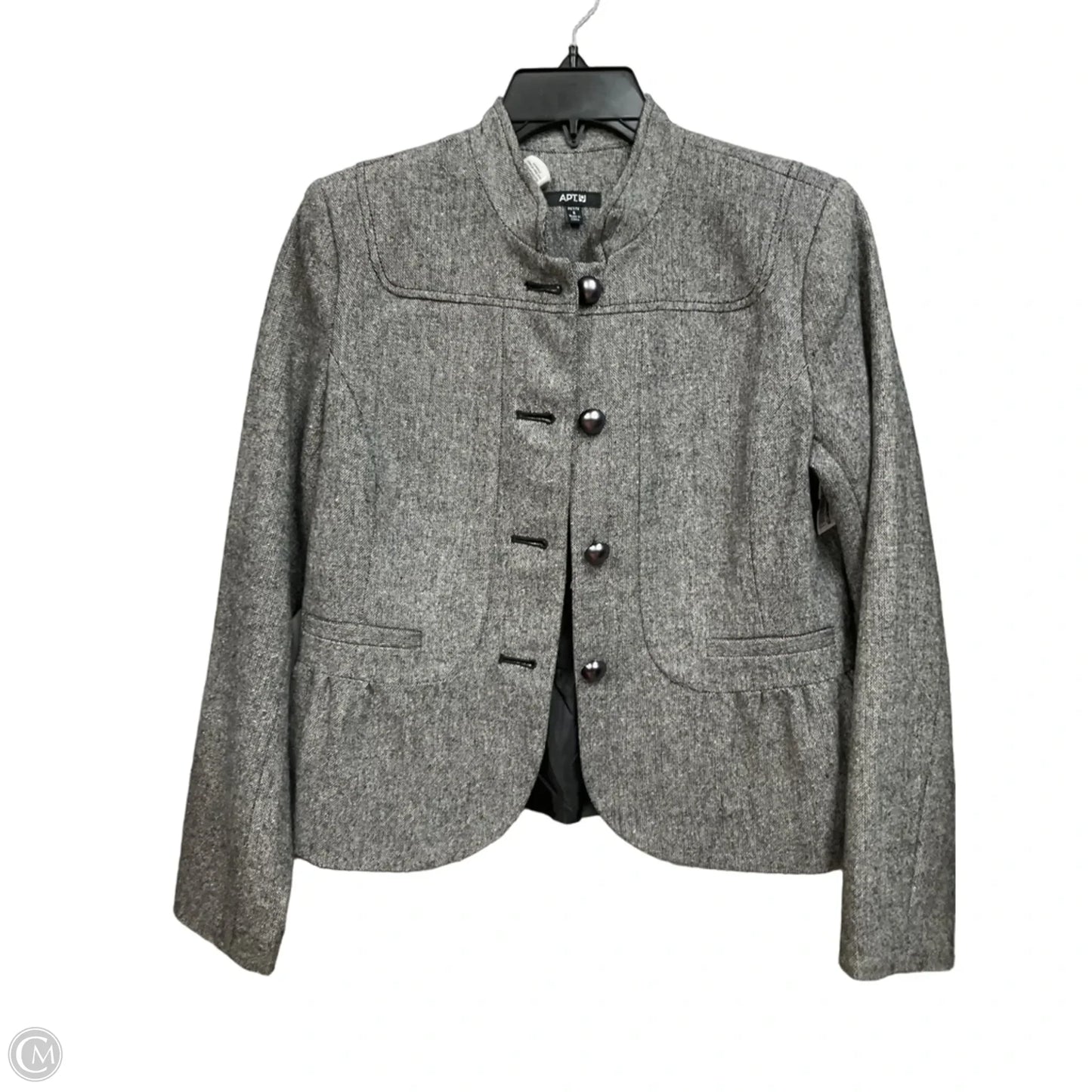 Jacket Other By Apt 9 In Black & Grey, Size: S