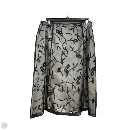 Skirt Midi By Talbots In Black, Size: 10