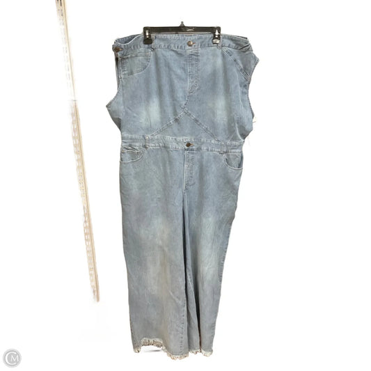 Jumpsuit By Ashley Stewart In Blue Denim, Size: 3x