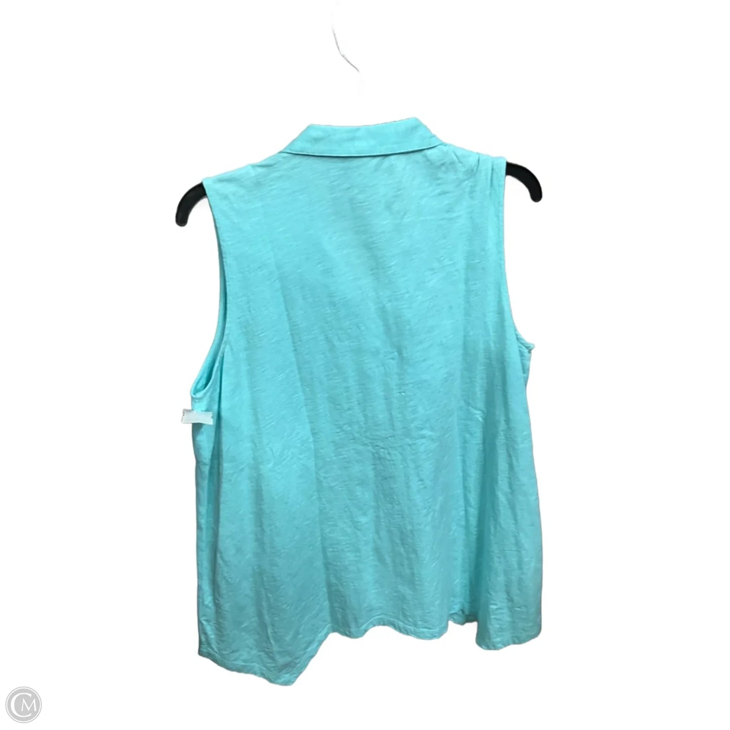 Top Sleeveless By Soft Surroundings In Green, Size: L