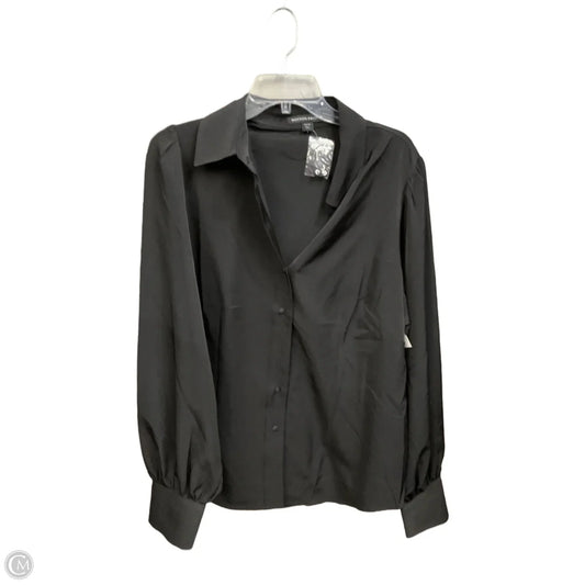 Blouse Long Sleeve By Boston Proper In Black, Size: Xl