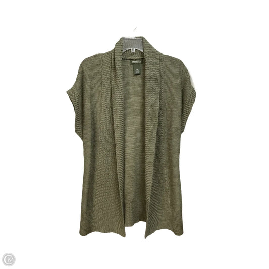 Cardigan By Eddie Bauer In Green, Size: M