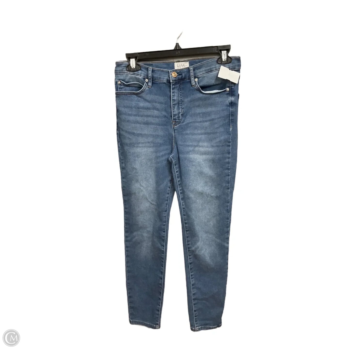 Jeans Skinny By Nicole Miller In Blue Denim, Size: 8