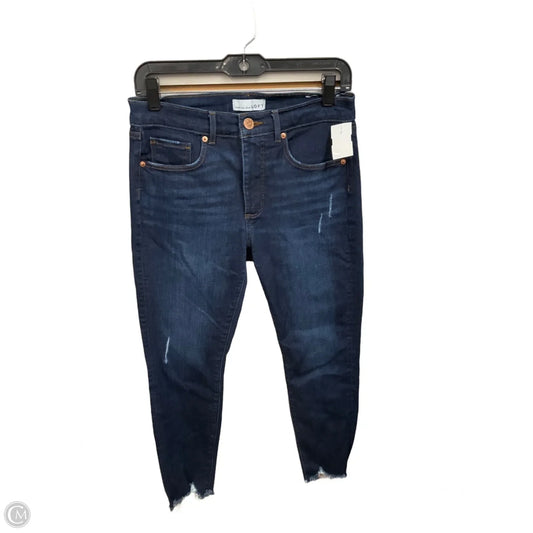 Jeans Skinny By Loft In Blue Denim, Size: 6