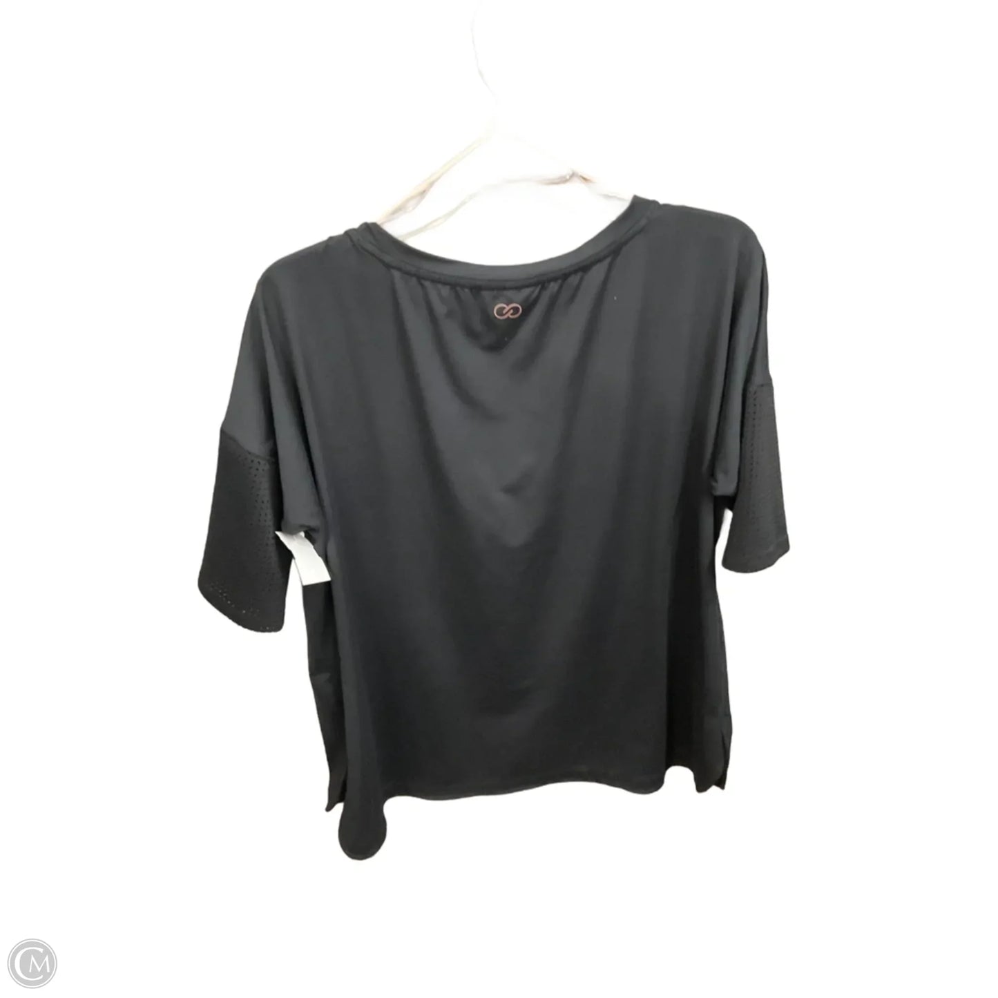 Athletic Top Short Sleeve By Calia In Black, Size: Xl