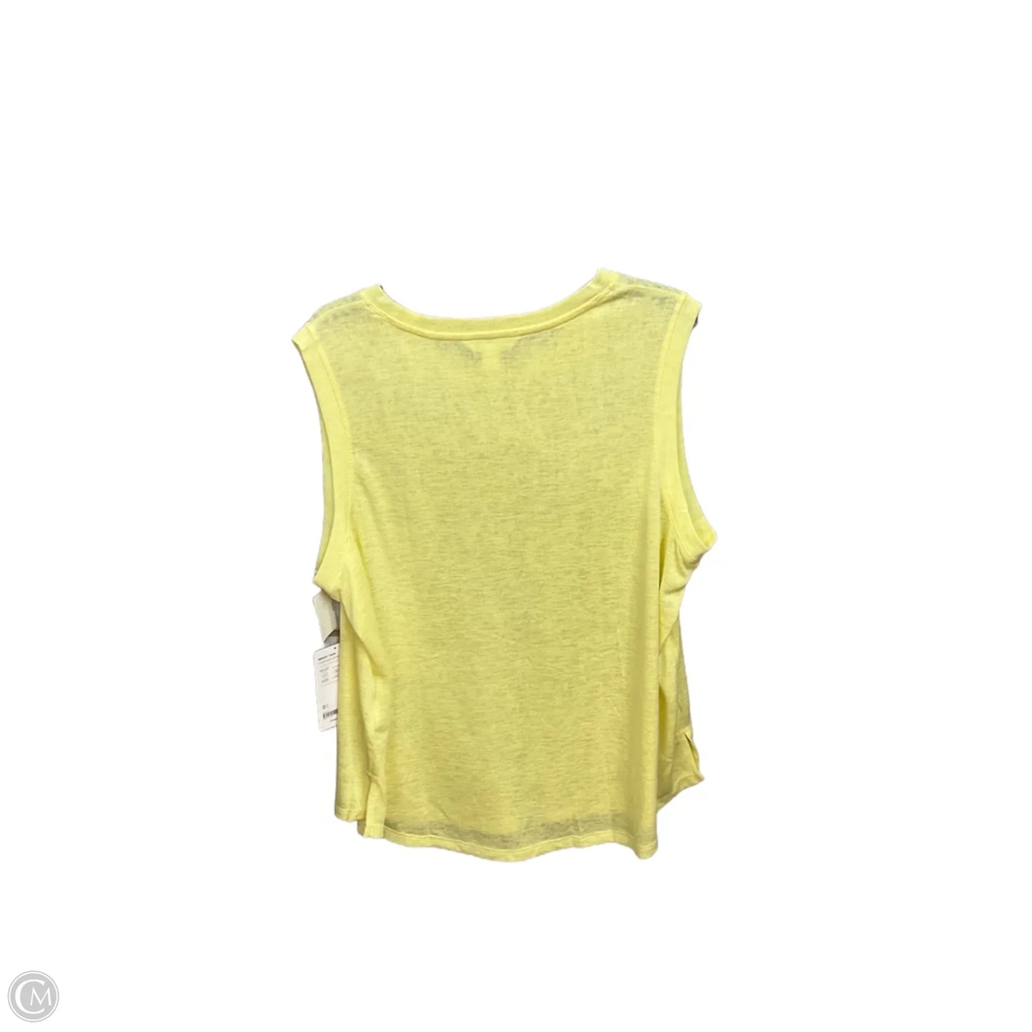 Athletic Tank Top By Athleta In Yellow, Size: 2x