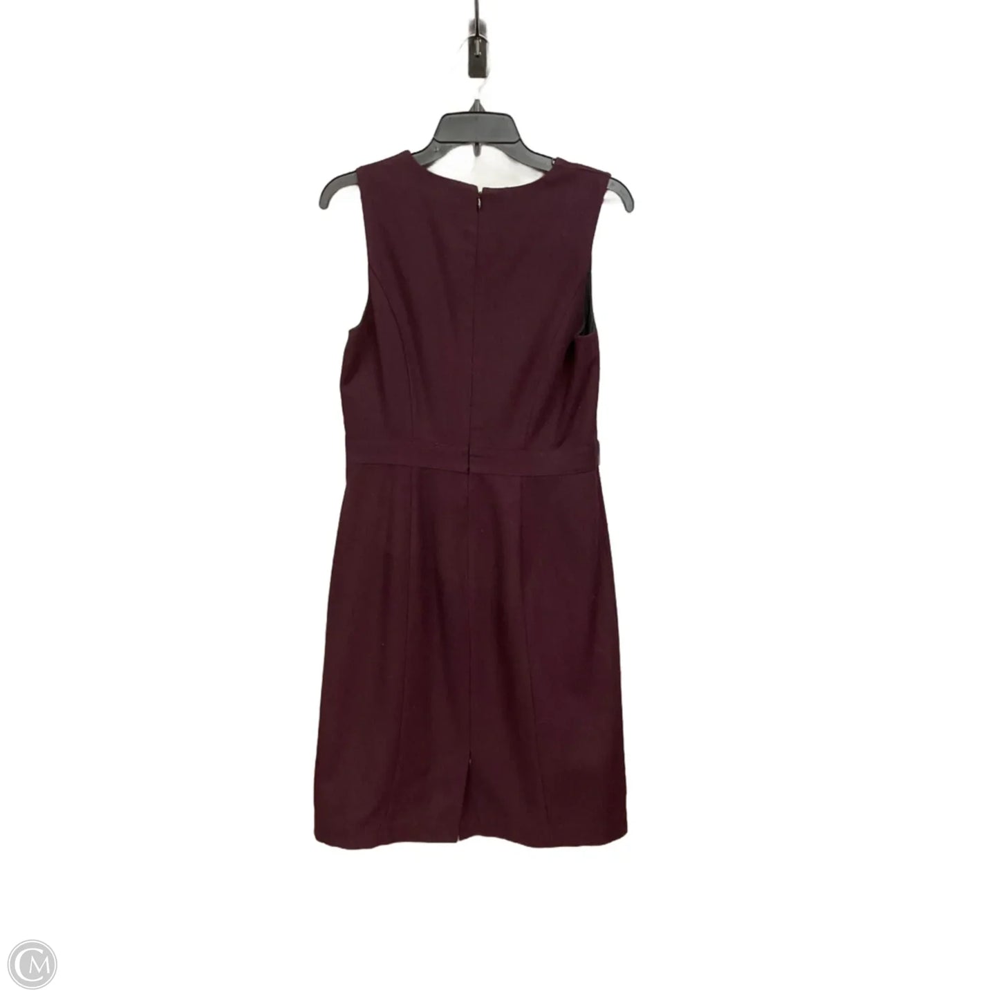 Dress Casual Midi By Banana Republic In Maroon, Size: S